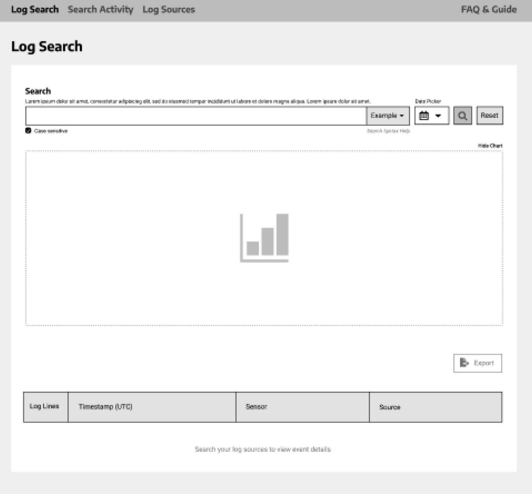 Wireframe Iteration A